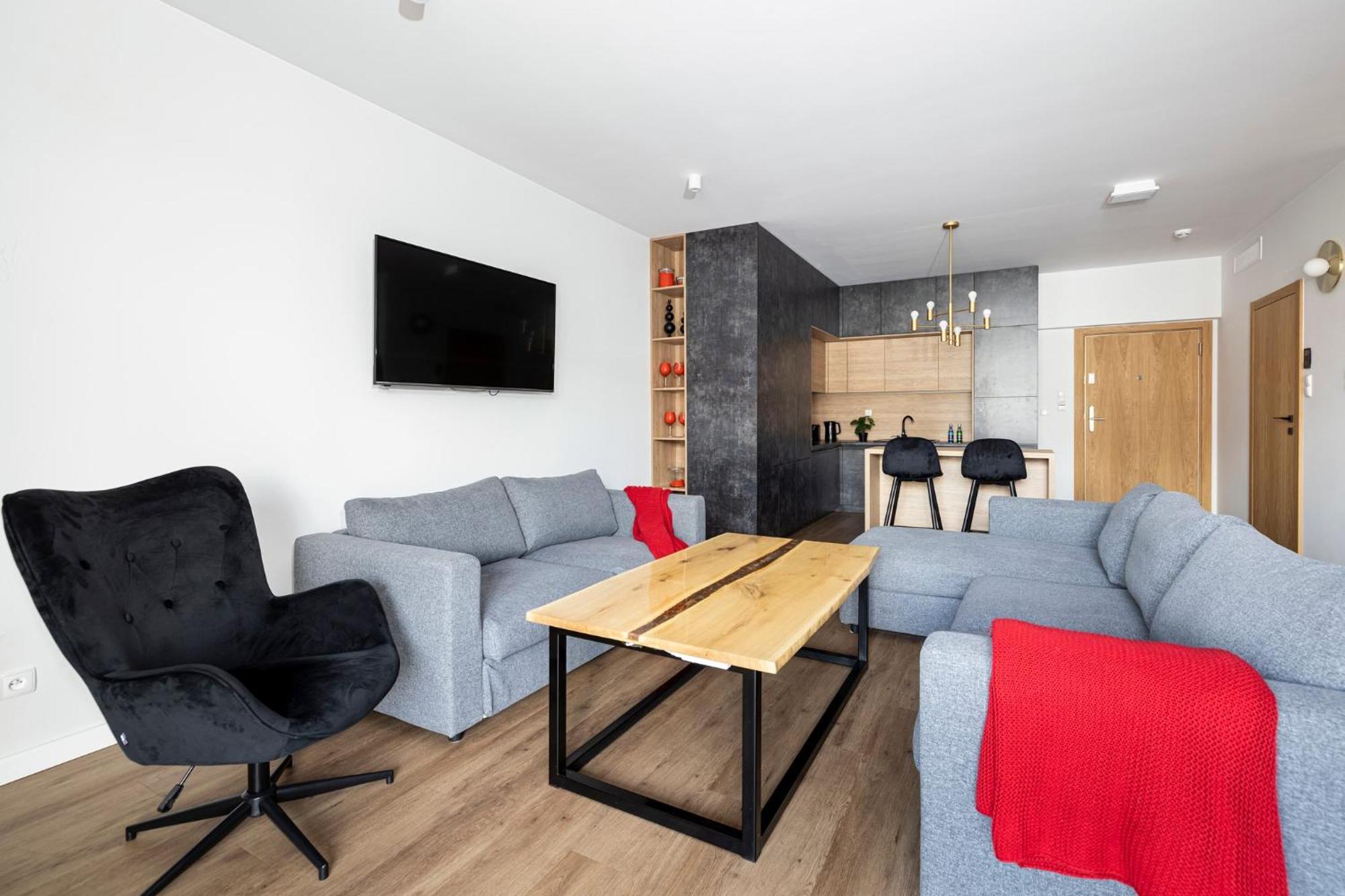 Rent Like Home - Apartamenty W Deo Plaza Gdansk Oda fotoğraf